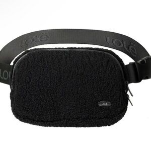 Lole Black Sherpa crossbody bag
